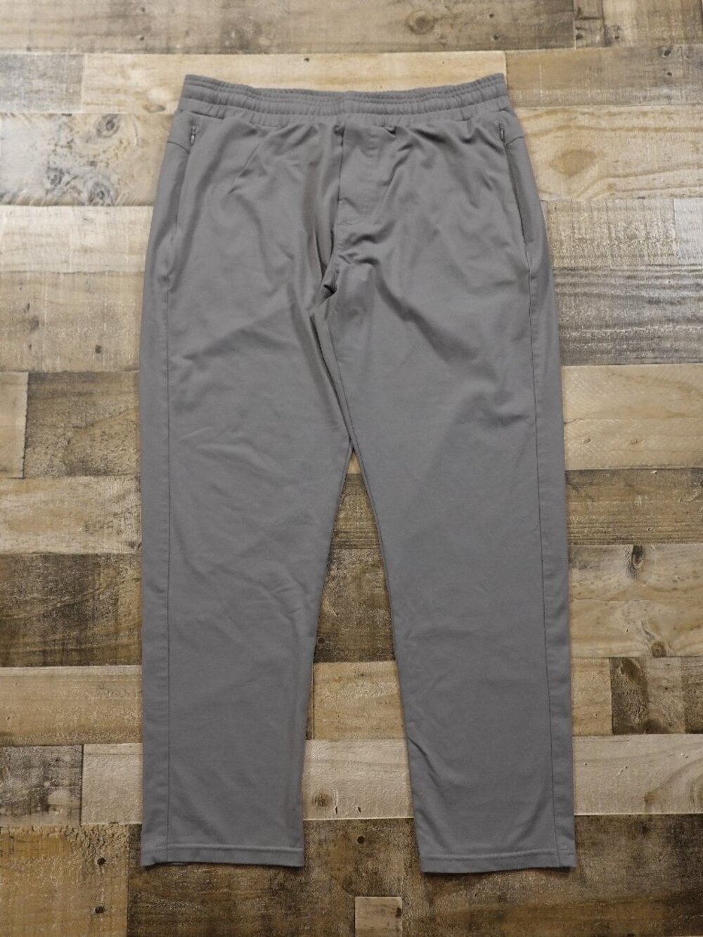 Johnston & Murphy Performance Pants Men’s Large Gray Stretch Travel Golf